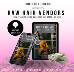 Raw Hair Vendor E BOOK