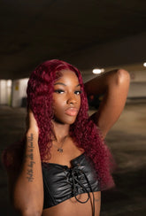 Burgundy Baddie Unit