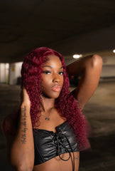 Burgundy Baddie Unit