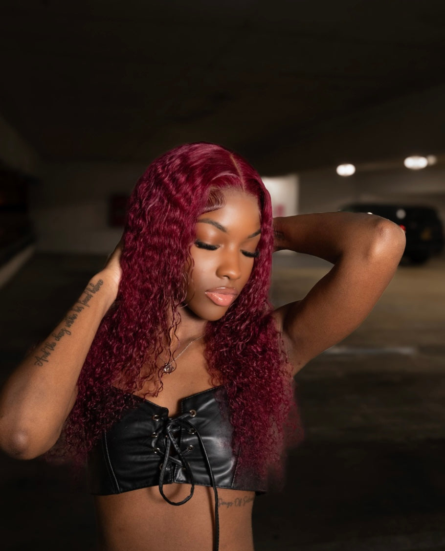 Burgundy Baddie Unit